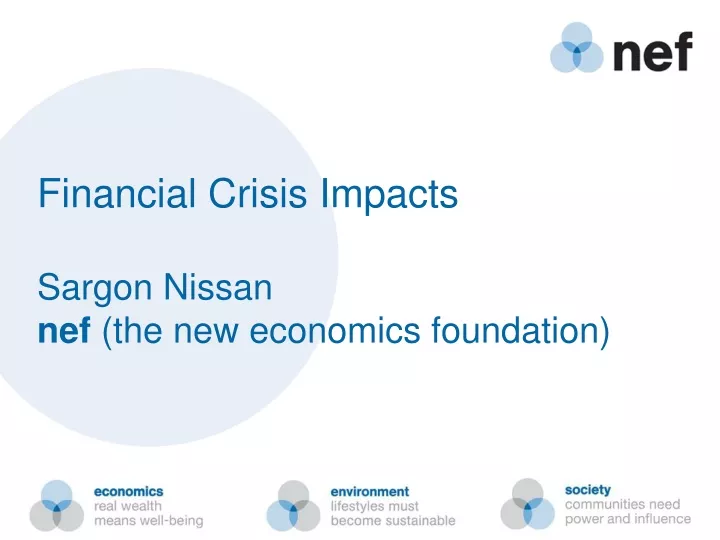 financial crisis impacts sargon nissan