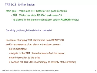 TRT DCS: Shifter Basics