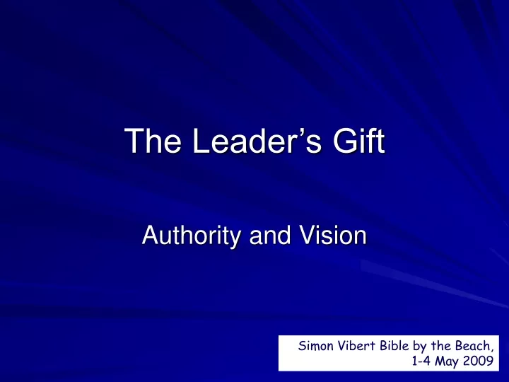 the leader s gift