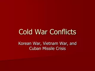 Cold War Conflicts