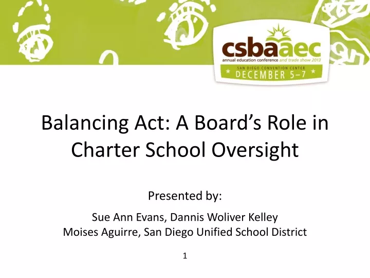 balancing act a board s role in charter school