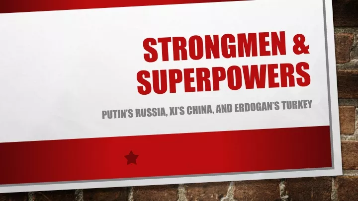 strongmen superpowers