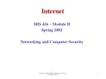 Introduction to Internet Protocols and Network Architecture - slide 1
