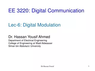 EE 3220: Digital Communication