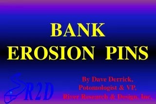 BANK  EROSION  PINS