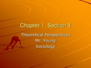 Chapter 1, Section 3