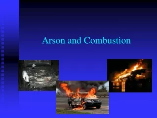Arson and Combustion