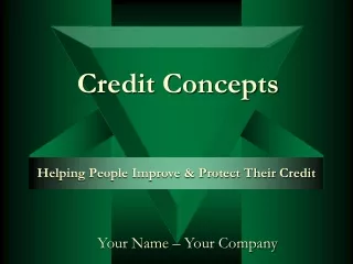 Provide usable information to help you manage and protect your credit worthiness