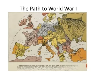 The Path to World War I