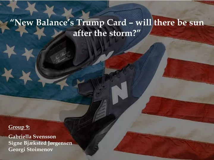 new balance s trump card will there be sun after