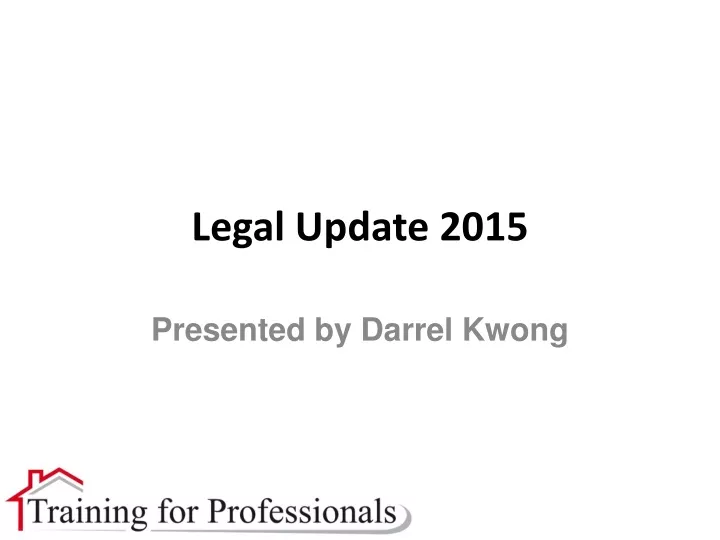 legal update 2015