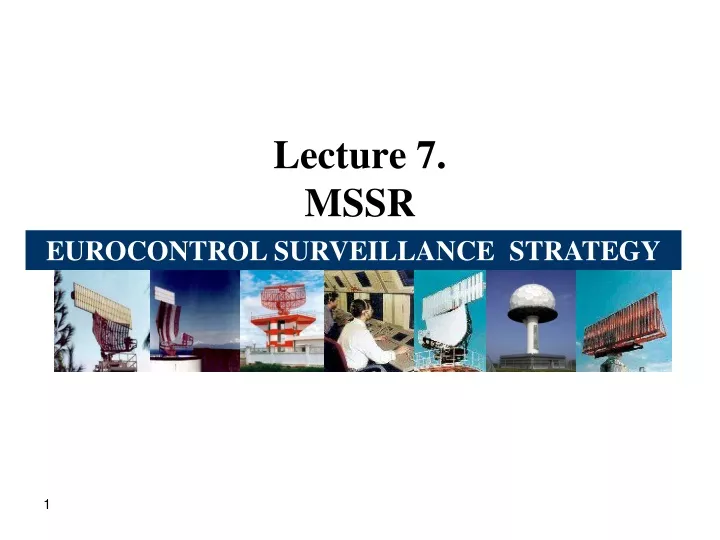 lecture 7 mssr