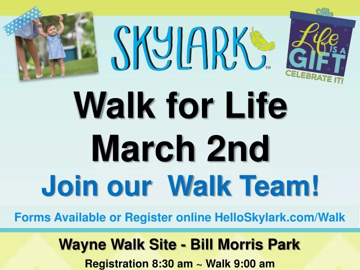 walk for life march 2nd