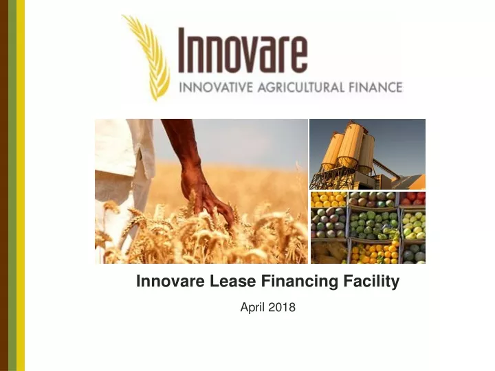 innovare lease financing facility april 2018
