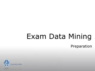 Exam Data Mining