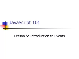 JavaScript 101