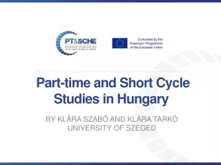 Part-time and Short Cycle Studies in Hungary