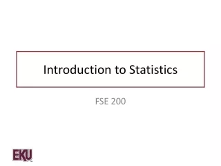 Introduction to Statistics