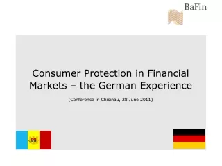 Consumer Dispute Resolution in Financial Markets