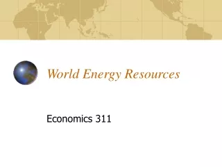 World Energy Resources