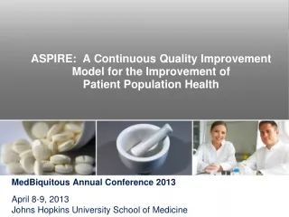 ASPIRE:  A Continuous Quality Improvement Model for the Improvement of  Patient Population Health