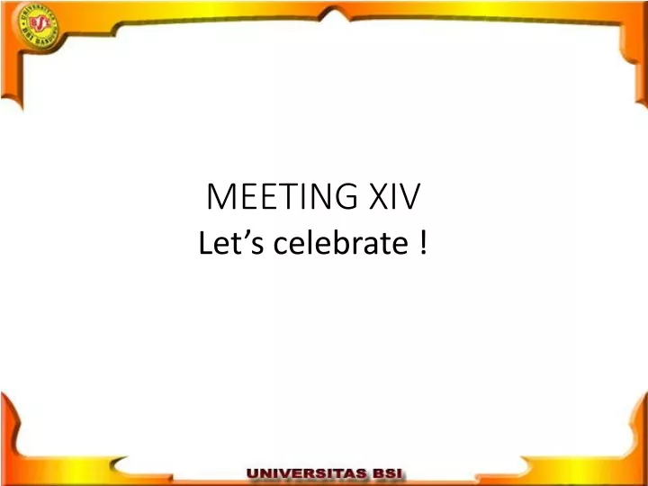 meeting xiv