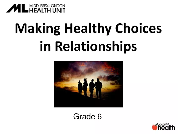 making healthy choices in relationships