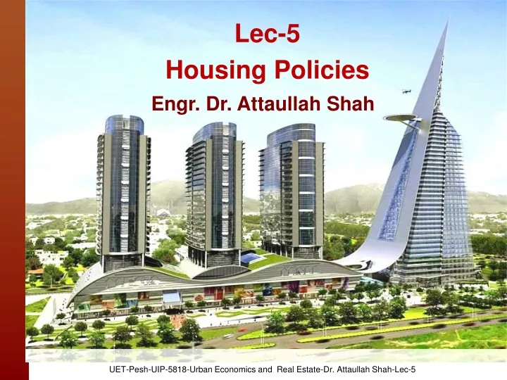 lec 5 housing policies