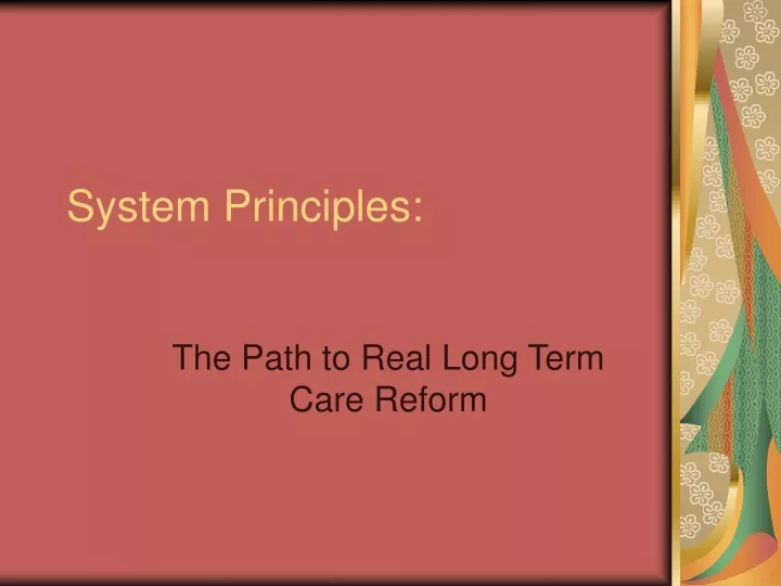 system principles