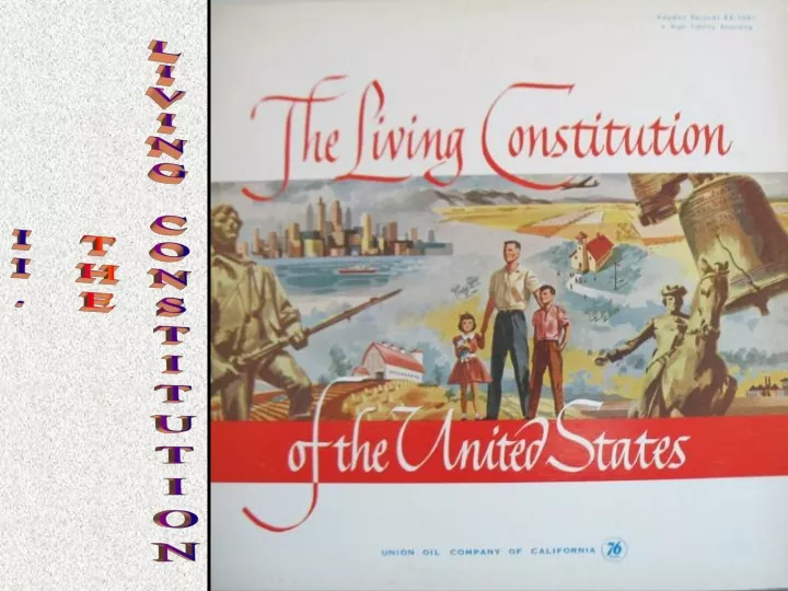 ii the living constitution