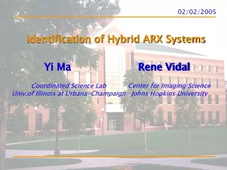 Identification of Hybrid ARX Systems
