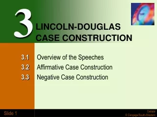 LINCOLN-DOUGLAS CASE CONSTRUCTION