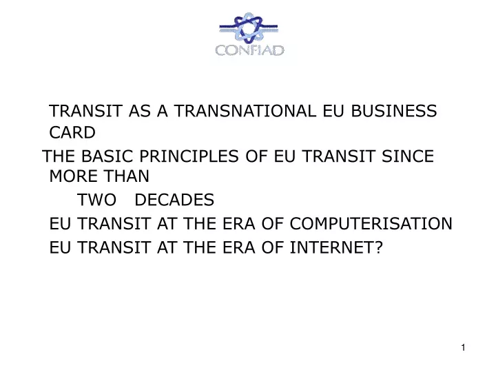 transit as a transnational eu business card