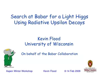 Search at Babar for a Light Higgs  Using Radiative Upsilon Decays