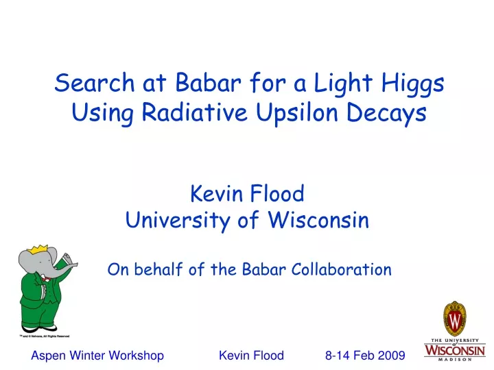search at babar for a light higgs using radiative upsilon decays