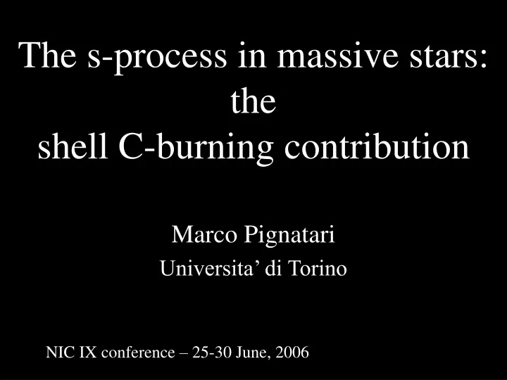 the s process in massive stars the shell c burning contribution