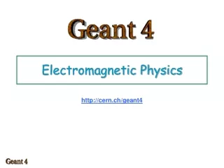 Electromagnetic Physics