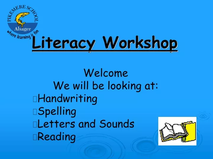 literacy workshop