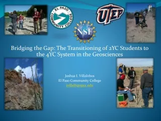 Bridging the Gap: The Transitioning of 2YC Students to the 4YC System in the Geosciences