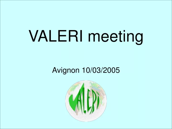 valeri meeting
