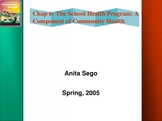 Anita Sego Spring, 2005
