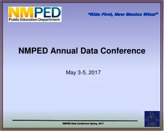 NMPED Annual Data Conference