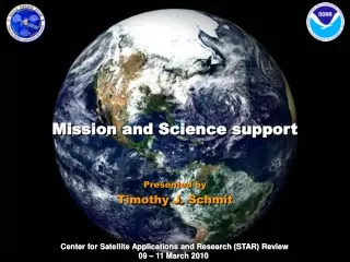 Mission and Science support