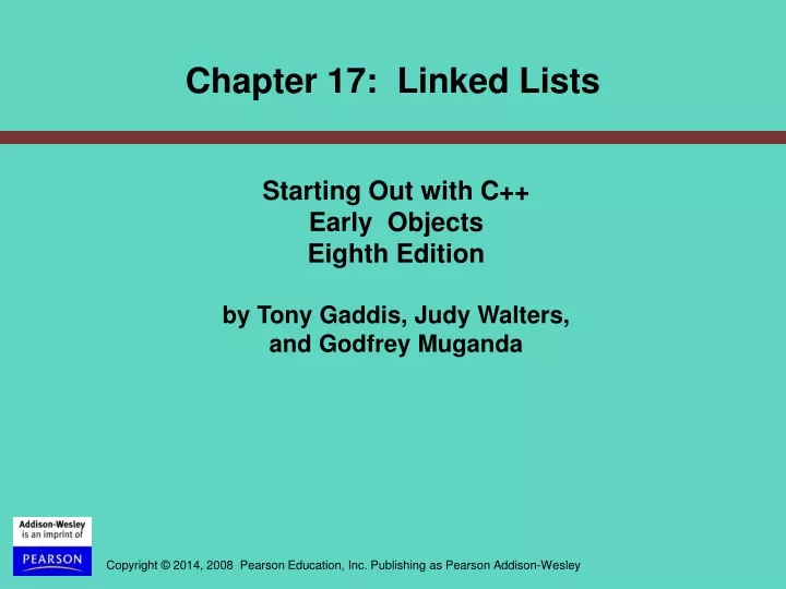 chapter 17 linked lists