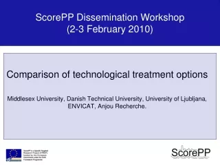 ScorePP Dissemination Workshop (2-3 February 2010)