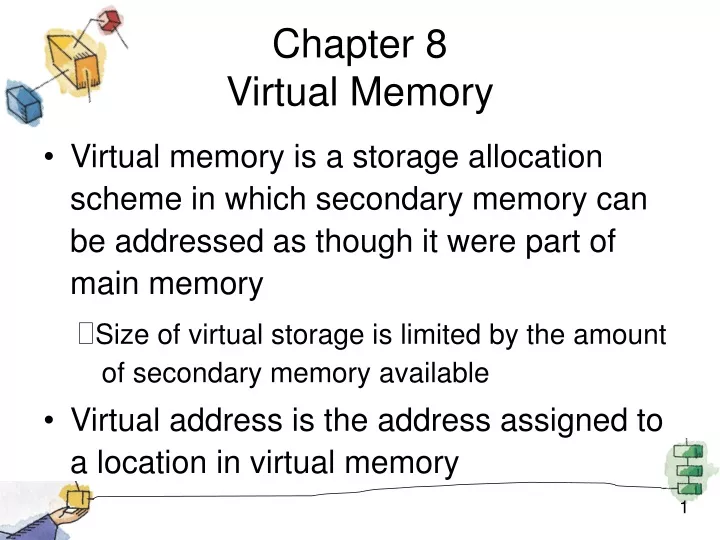 chapter 8 virtual memory