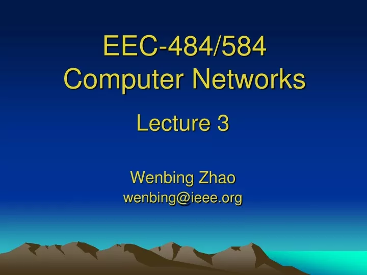 eec 484 584 computer networks