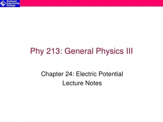 Phy 213: General Physics III