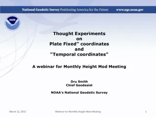 Thought Experiments  on  Plate Fixed” coordinates and “Temporal coordinates”