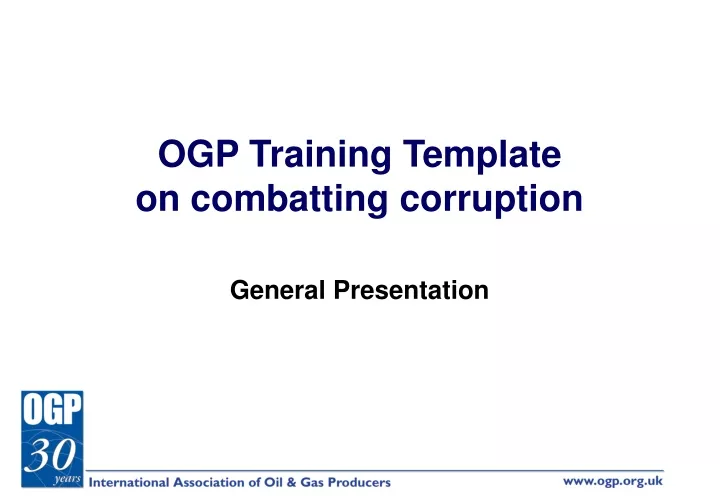 ogp training template on combatting corruption